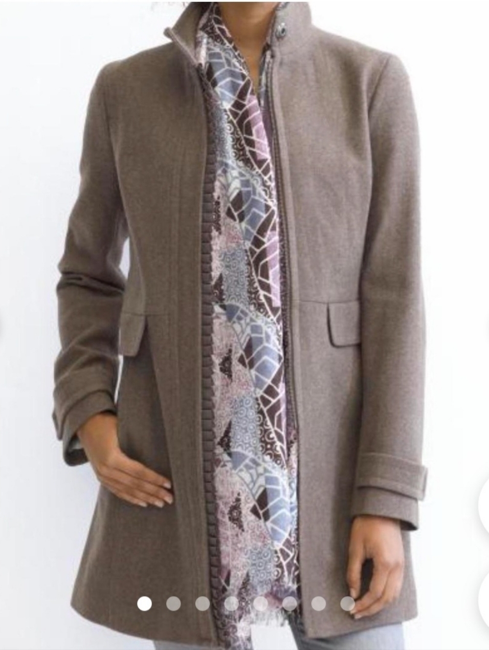 Banana Republic 88% Wool Long Brown Womens Small Jacket